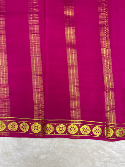Pure Mysore crepe saree-120 GSM(1104001)