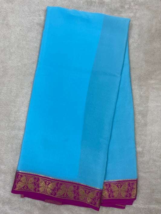 Pure Mysore Silk Saree-(144532)