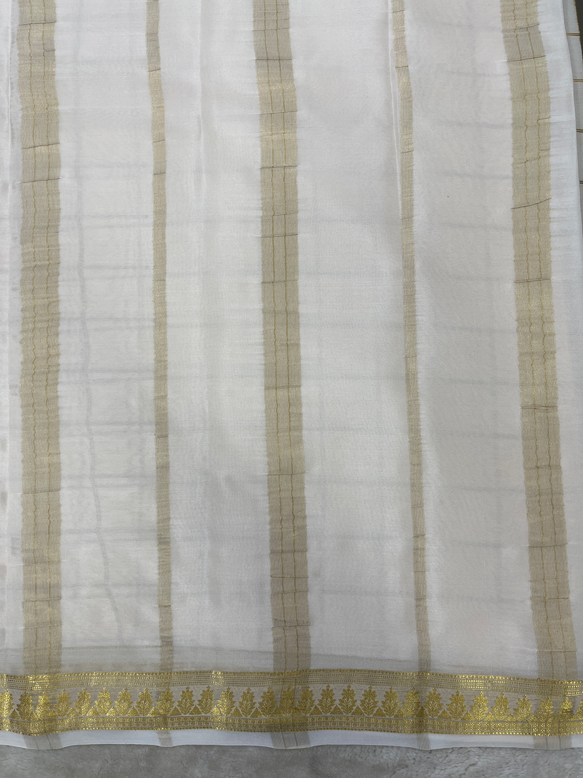 Pure crepe Mysore silk saree 13106333