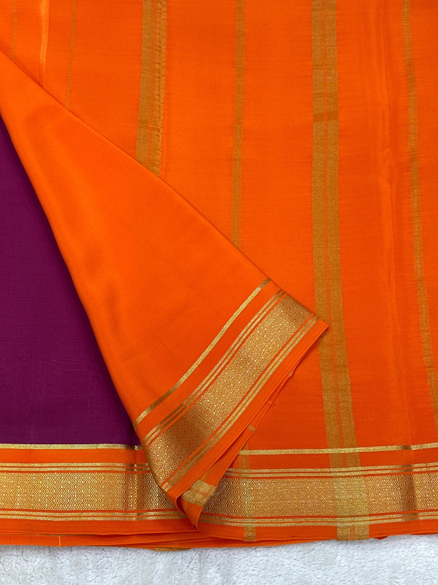 Sliver Based zari Pure Mysore Silk Saree