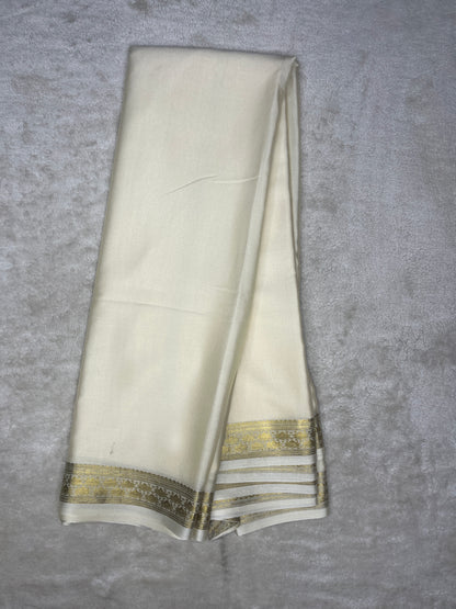 Pure crepe Mysore silk saree-70GSM(16275513)