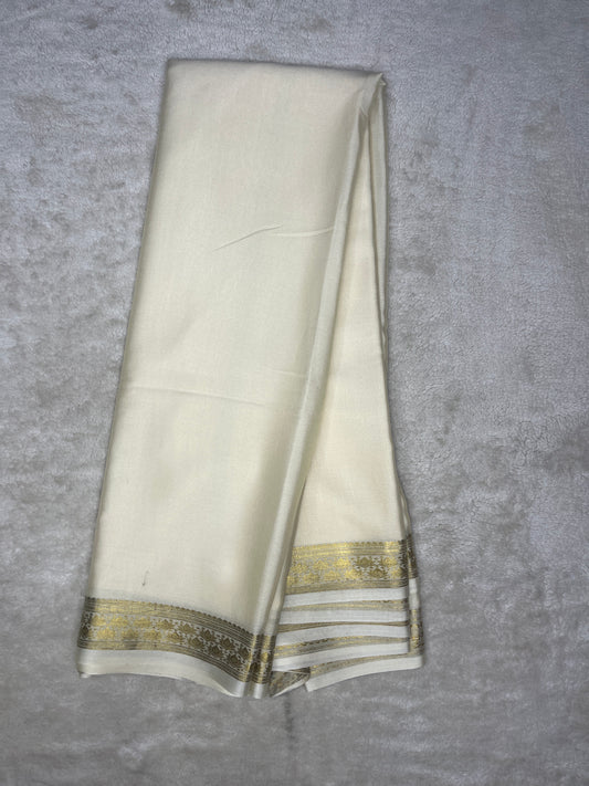 Pure crepe Mysore silk saree-70GSM(16275513)