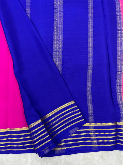 Pure Crepe Mysore Silk Heavy line’s- 131623