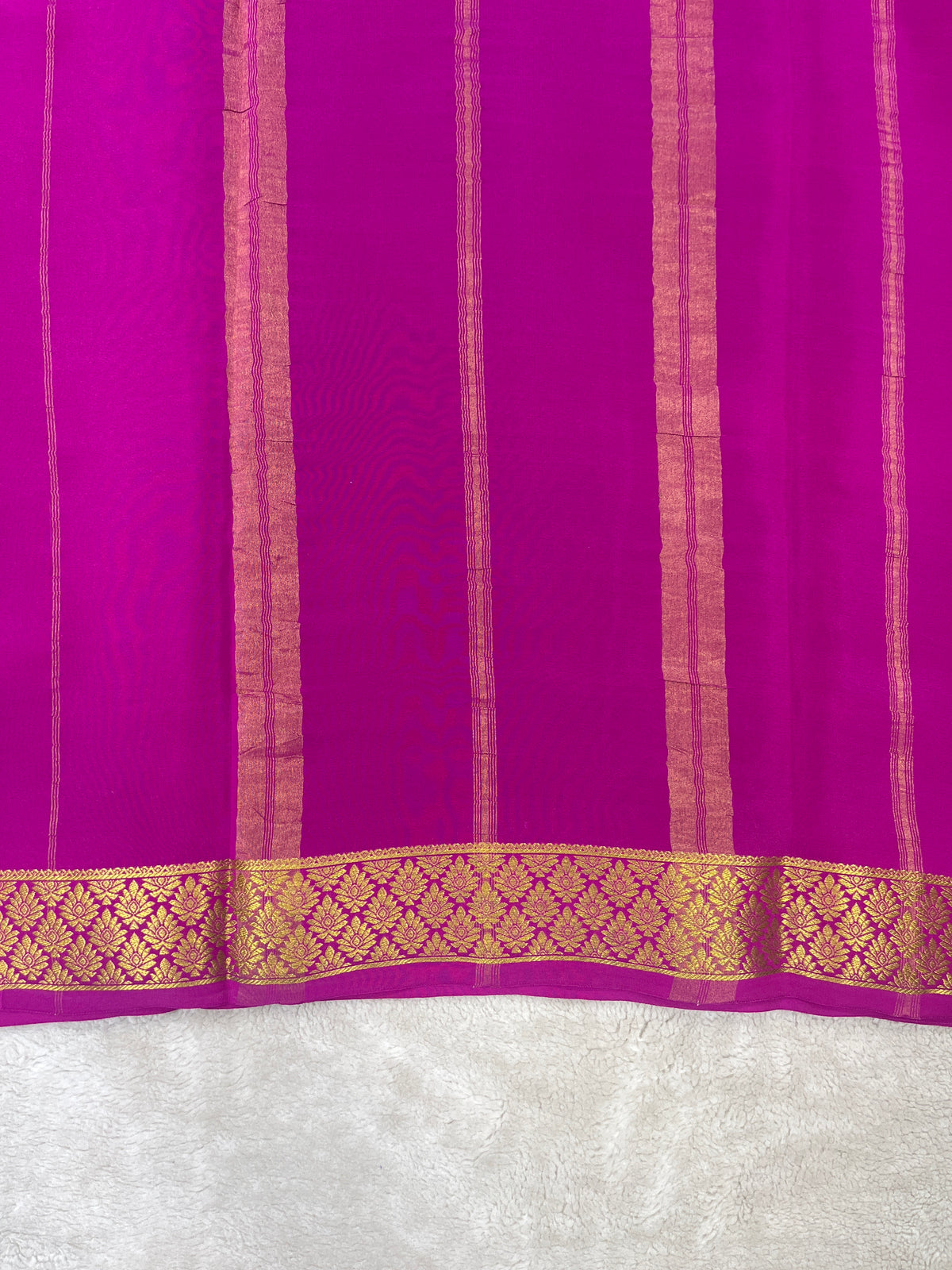 Pure Mysore Silk Saree-(144562)