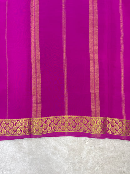 Pure Mysore Silk Saree-(144562)