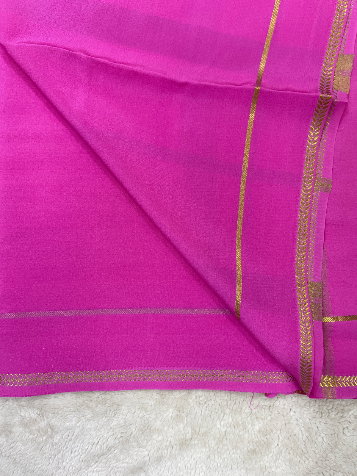 Pure Mysore silk saree -(1461664)