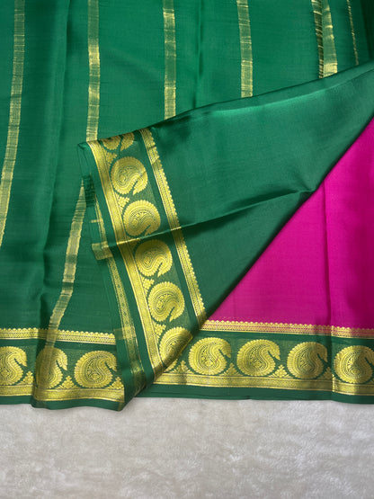 Pure crepe Mysore silk saree-70GSM (26379704)