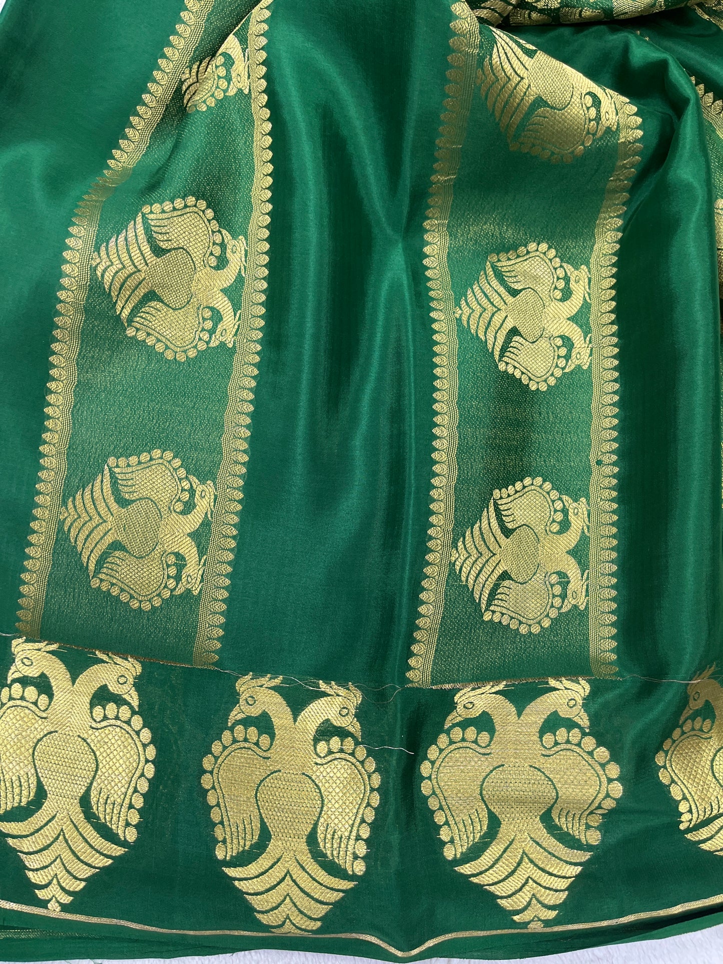 Pure crepe Mysore silk-Garuda Self Border(15112601)