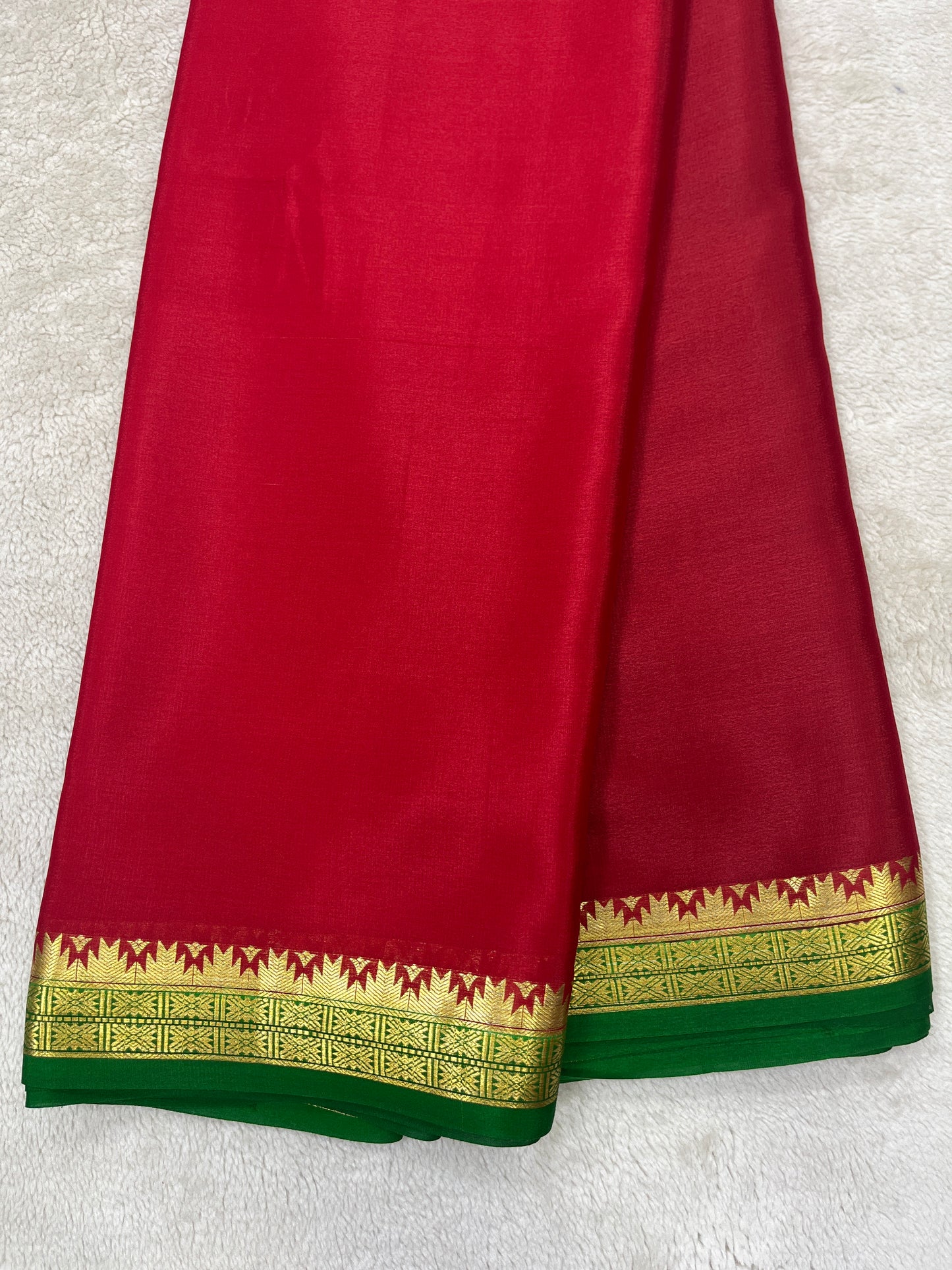 Pure crepe Mysore silk-Piping Contrast(1103601)