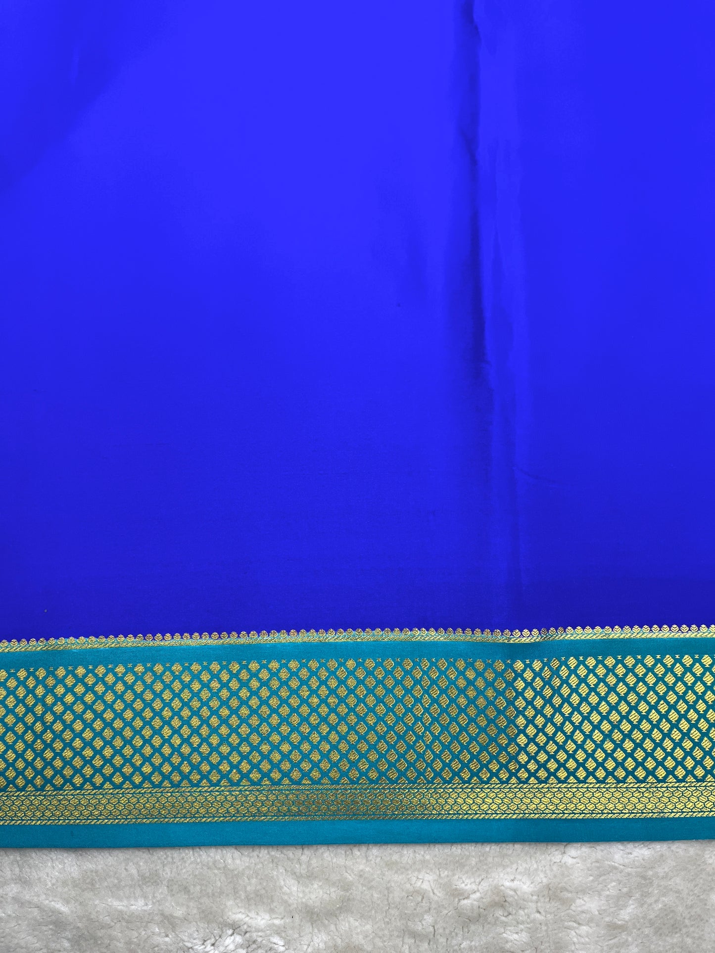 Pure Mysore crepe partly Pallu - 16274306