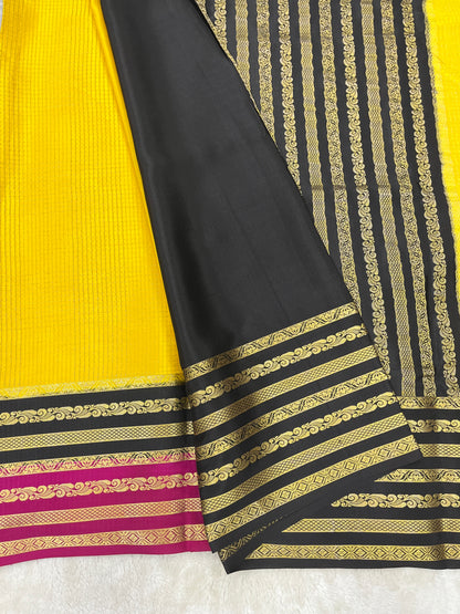 Pure Crepe Mysore Silk Bentex checks - 2637797