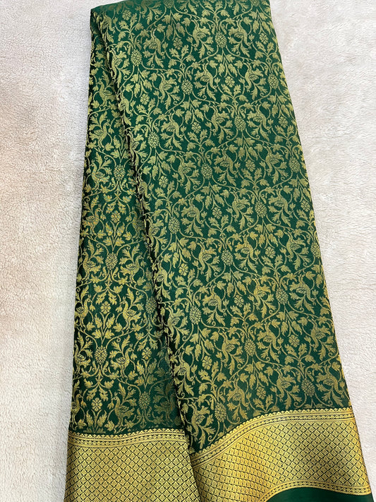 Pure crepe Mysore silk-Brocade 120 gsm(110862)