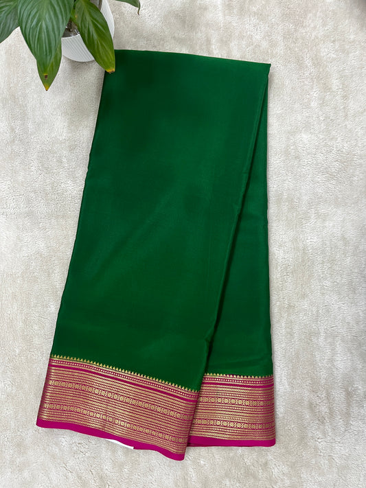 Pure Crepe Mysore silk saree - 1146004