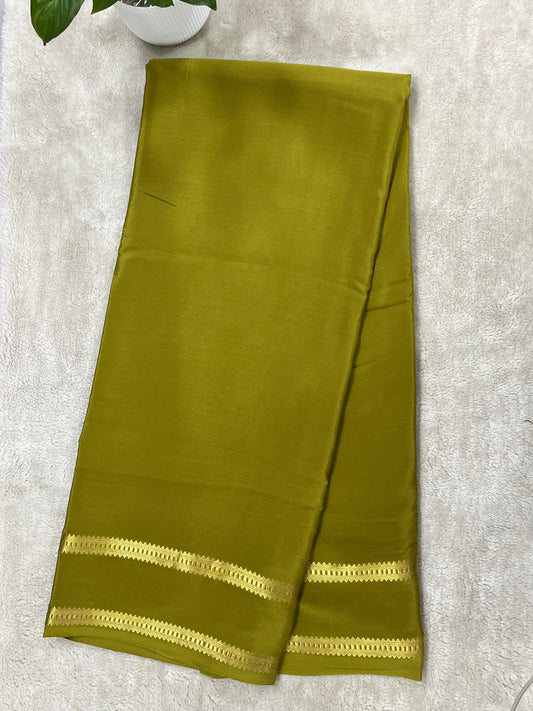 Pure Crepe Mysore silk saree - 16271502