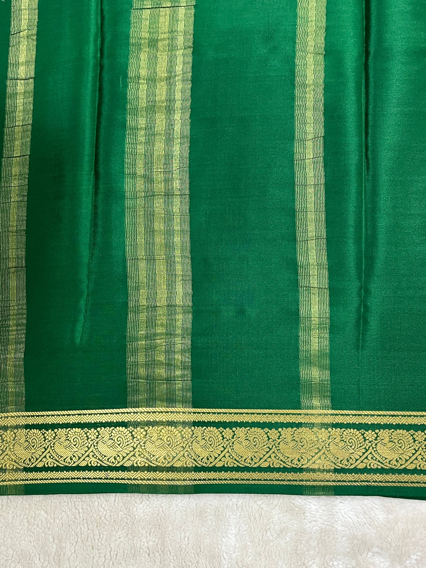Pure Crepe Mysore Silk Saree in 2D - 1146002