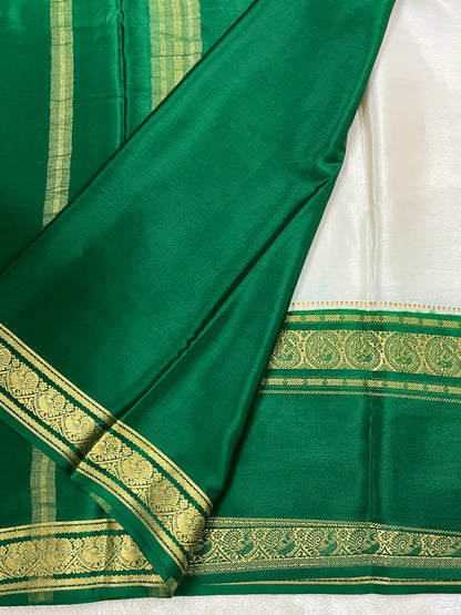Pure Crepe Mysore Silk Saree in 2D - 1146002