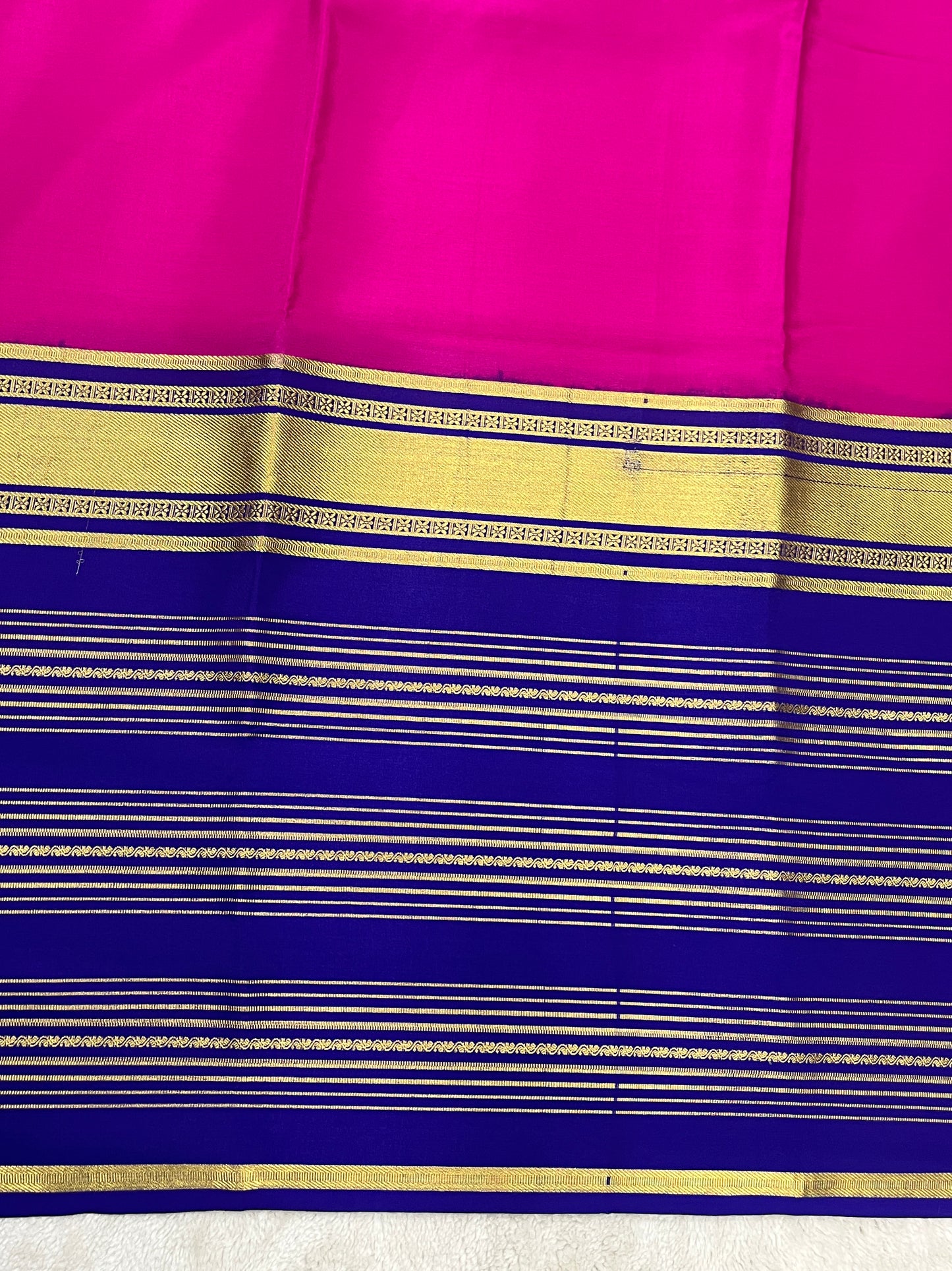 Pure mysore silk saree - 3D & shaded -16271506