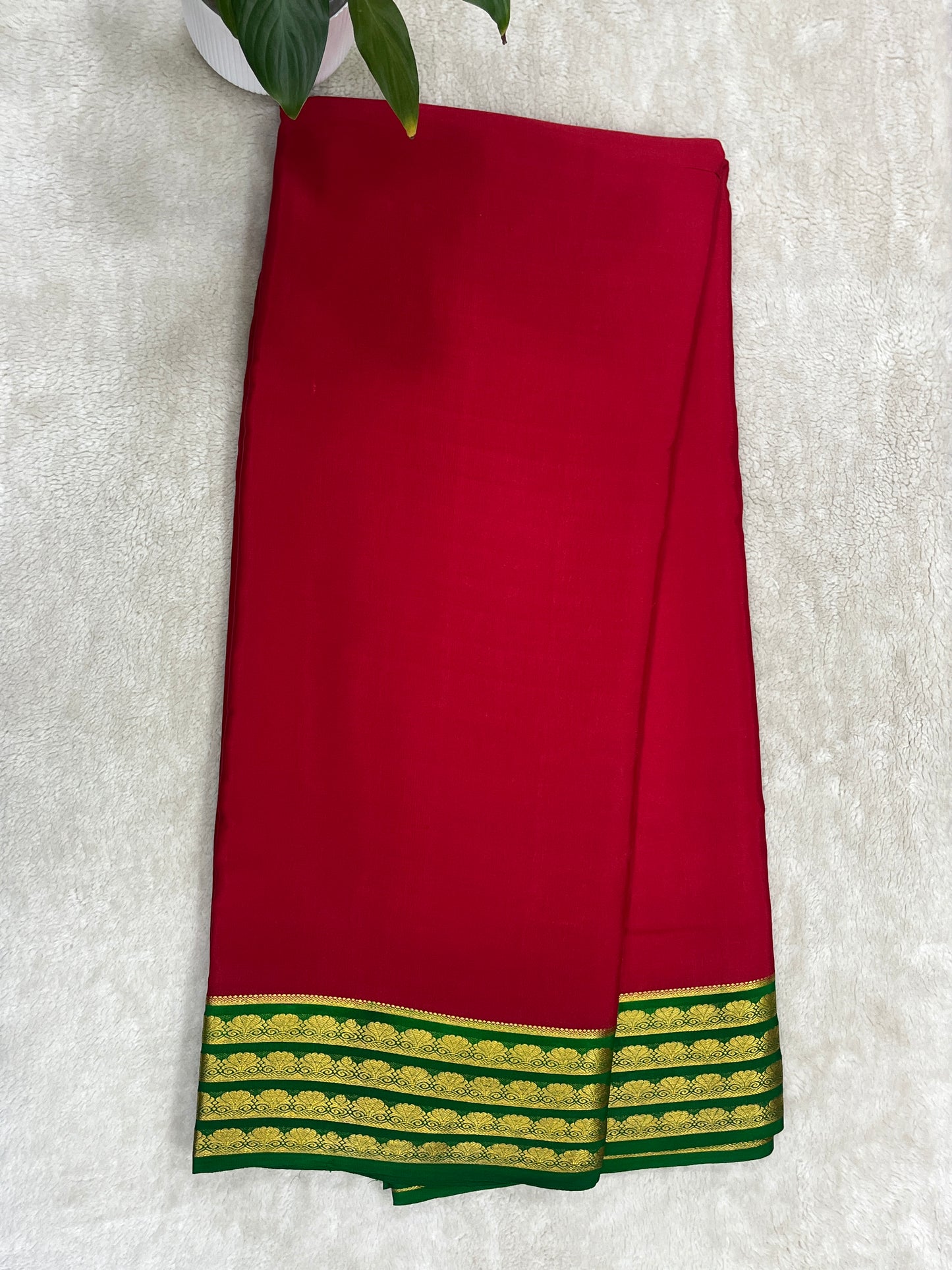 Pure Crepe Mysore Silk Saree - contrast 16271501