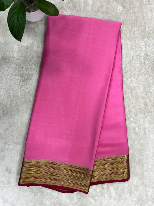 Pure crepe Mysore silk saree - 16271501