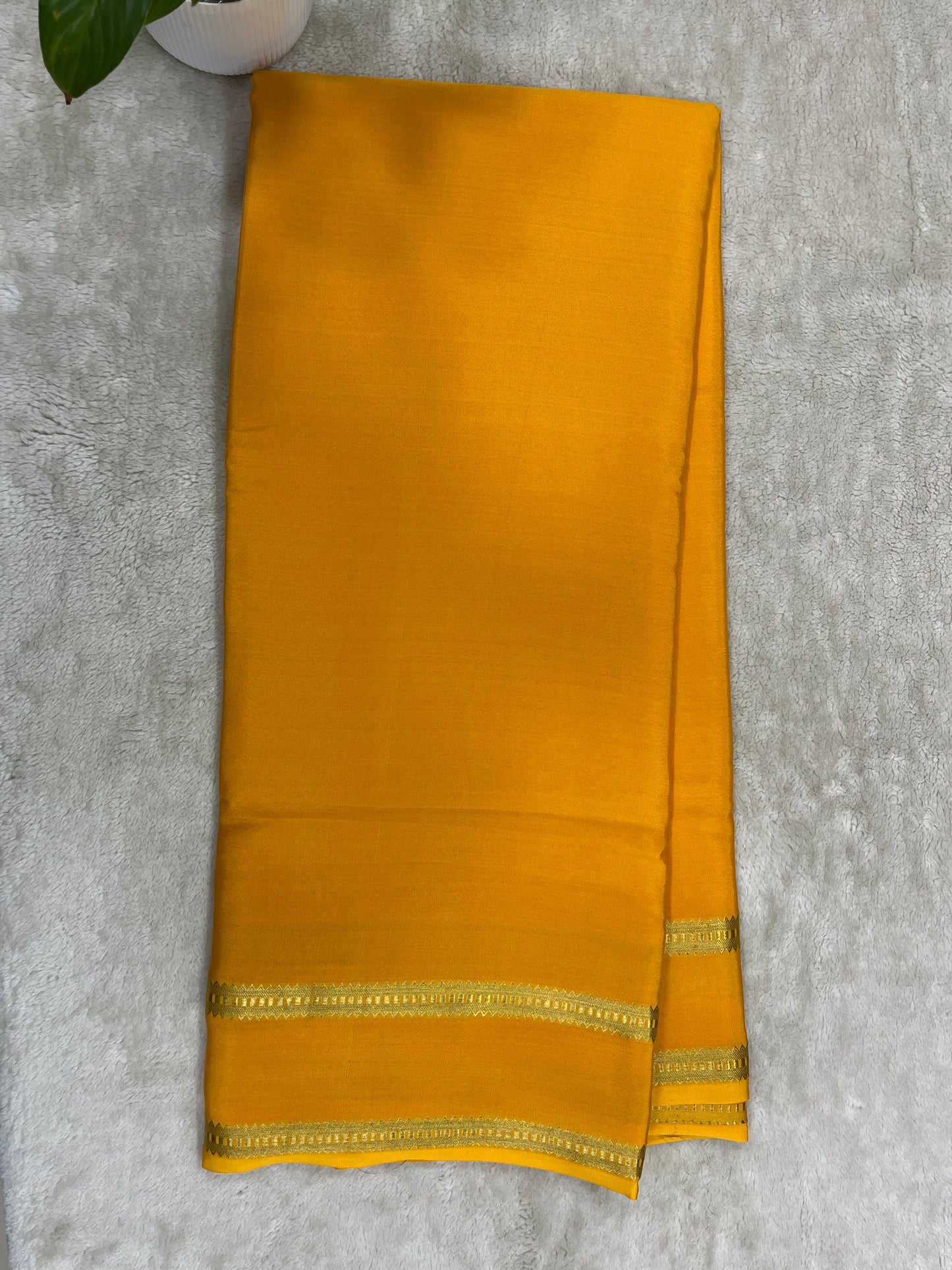 Pure Crepe Mysore silk saree 16271502