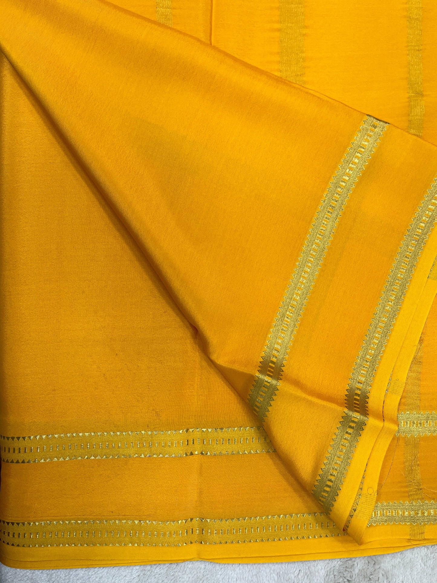 Pure Crepe Mysore silk saree 16271502