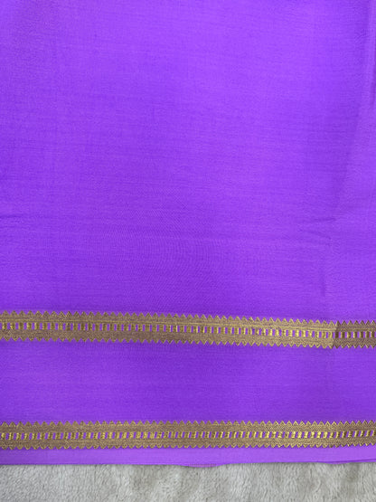 Pure Crepe Mysore silk saree - 16271502