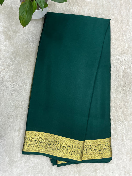 Pure Crepe Mysore Silk Saree in Self Color - 16271502