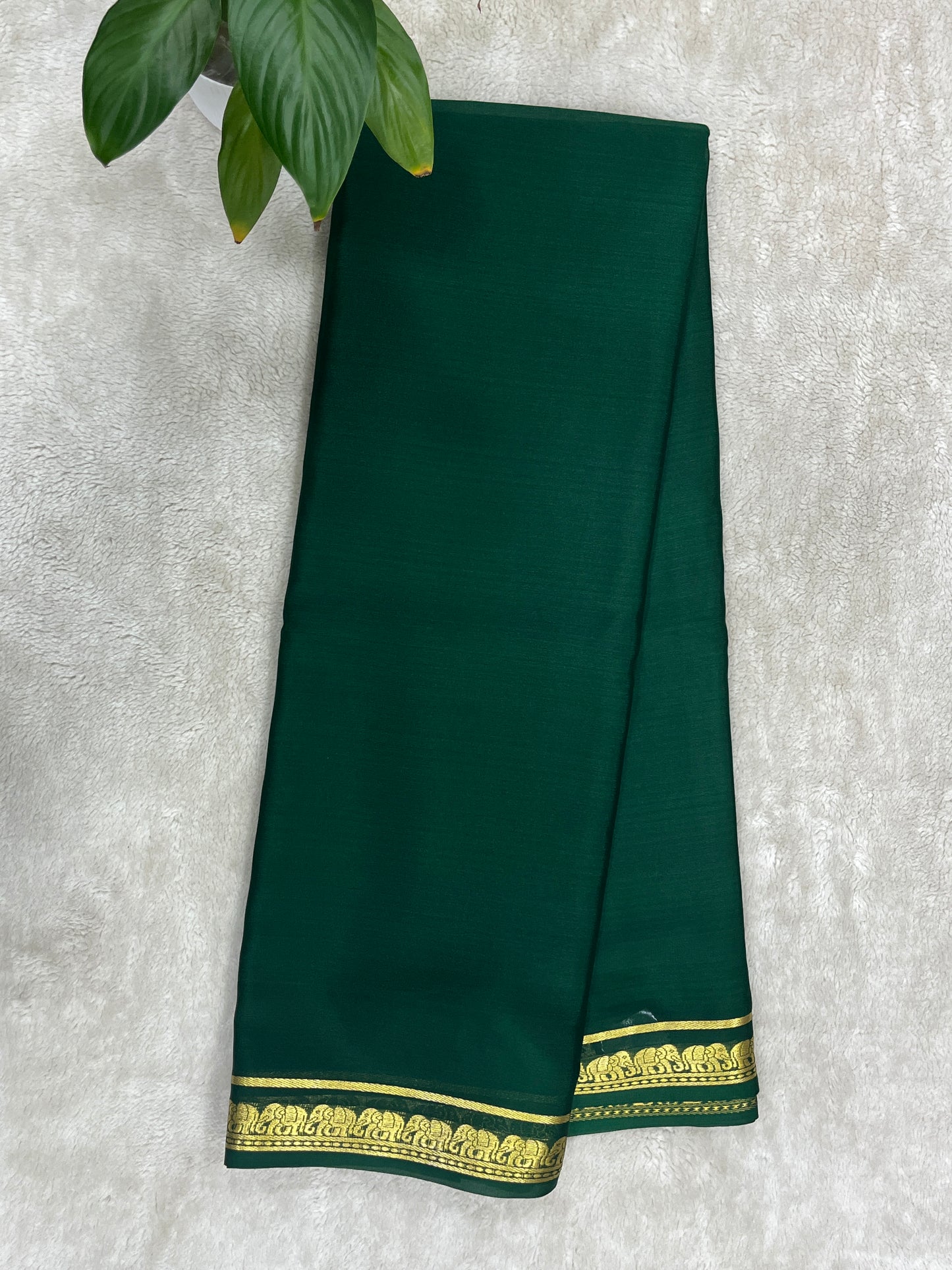 Pure crepe Mysore silk saree - 1146006
