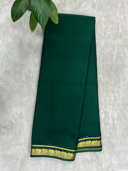 Pure crepe Mysore silk saree - 1146006