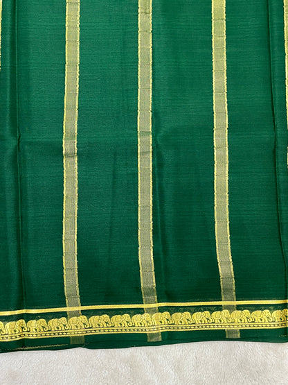 Pure crepe Mysore silk saree - 1146006