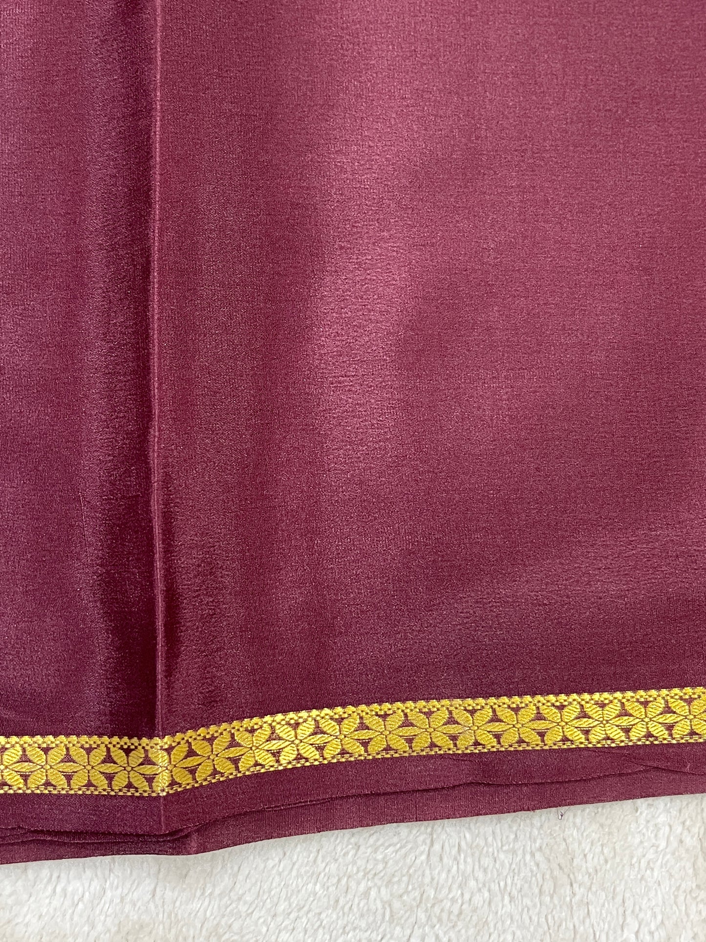 Pure crepe Mysore silk saree -1146006
