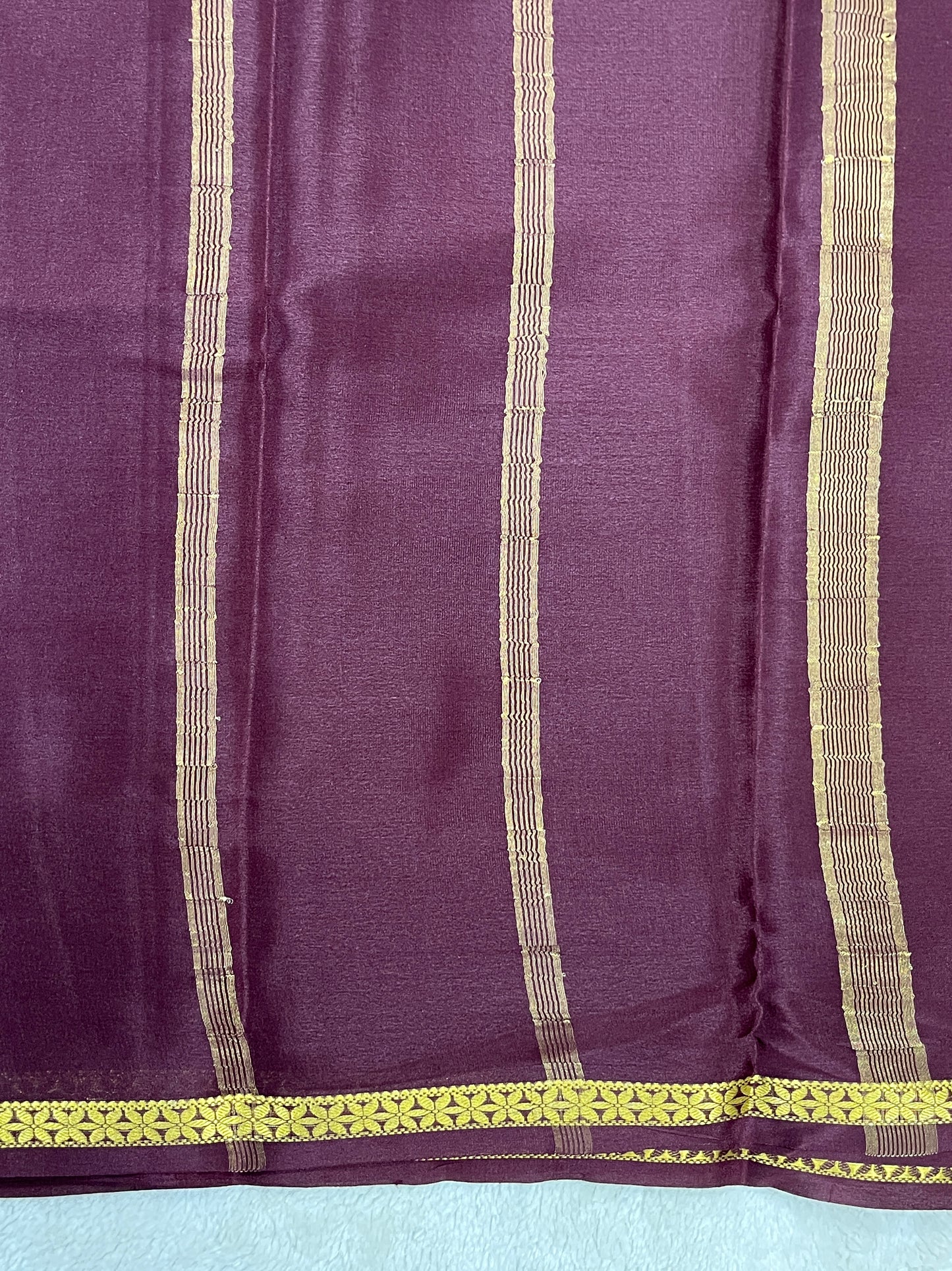 Pure crepe Mysore silk saree -1146006