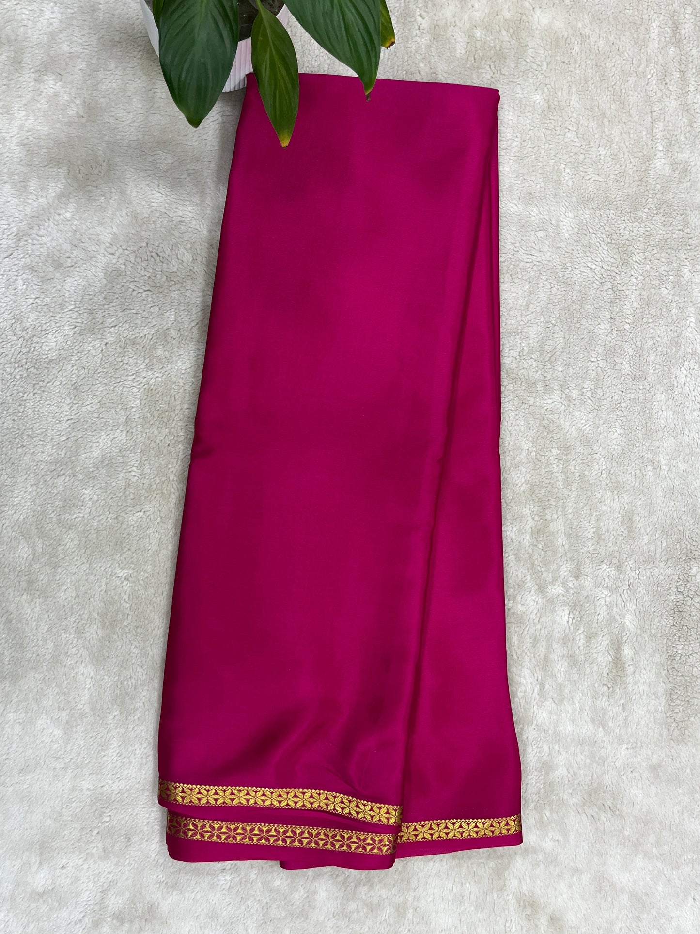 Pure crepe Mysore silk saree - 1146006