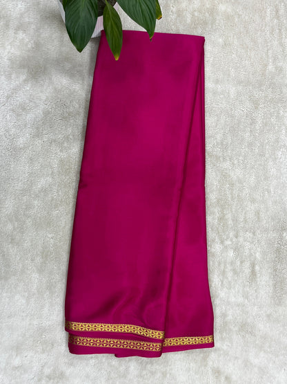 Pure crepe Mysore silk saree - 1146006