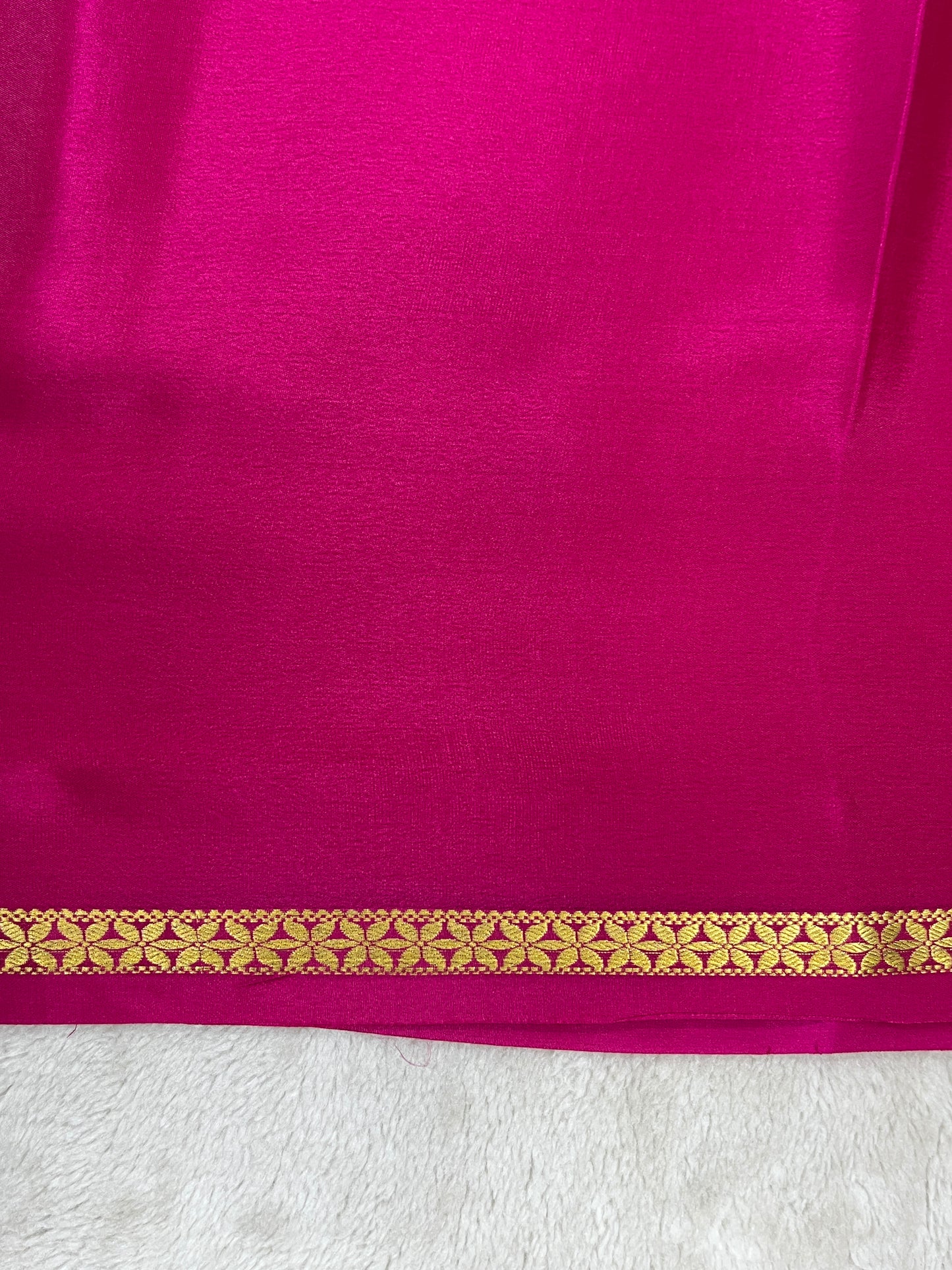Pure crepe Mysore silk saree - 1146006