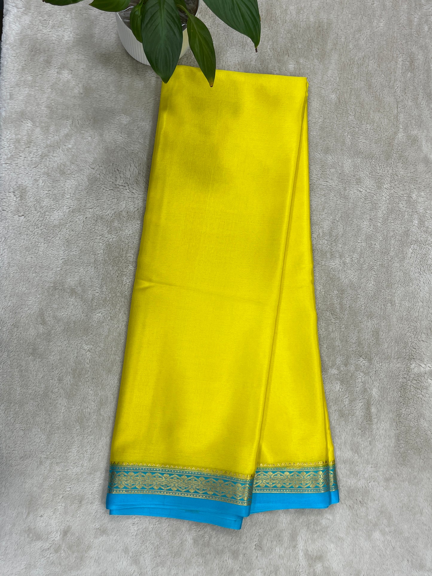 Pure crepe Mysore silk saree -1146006