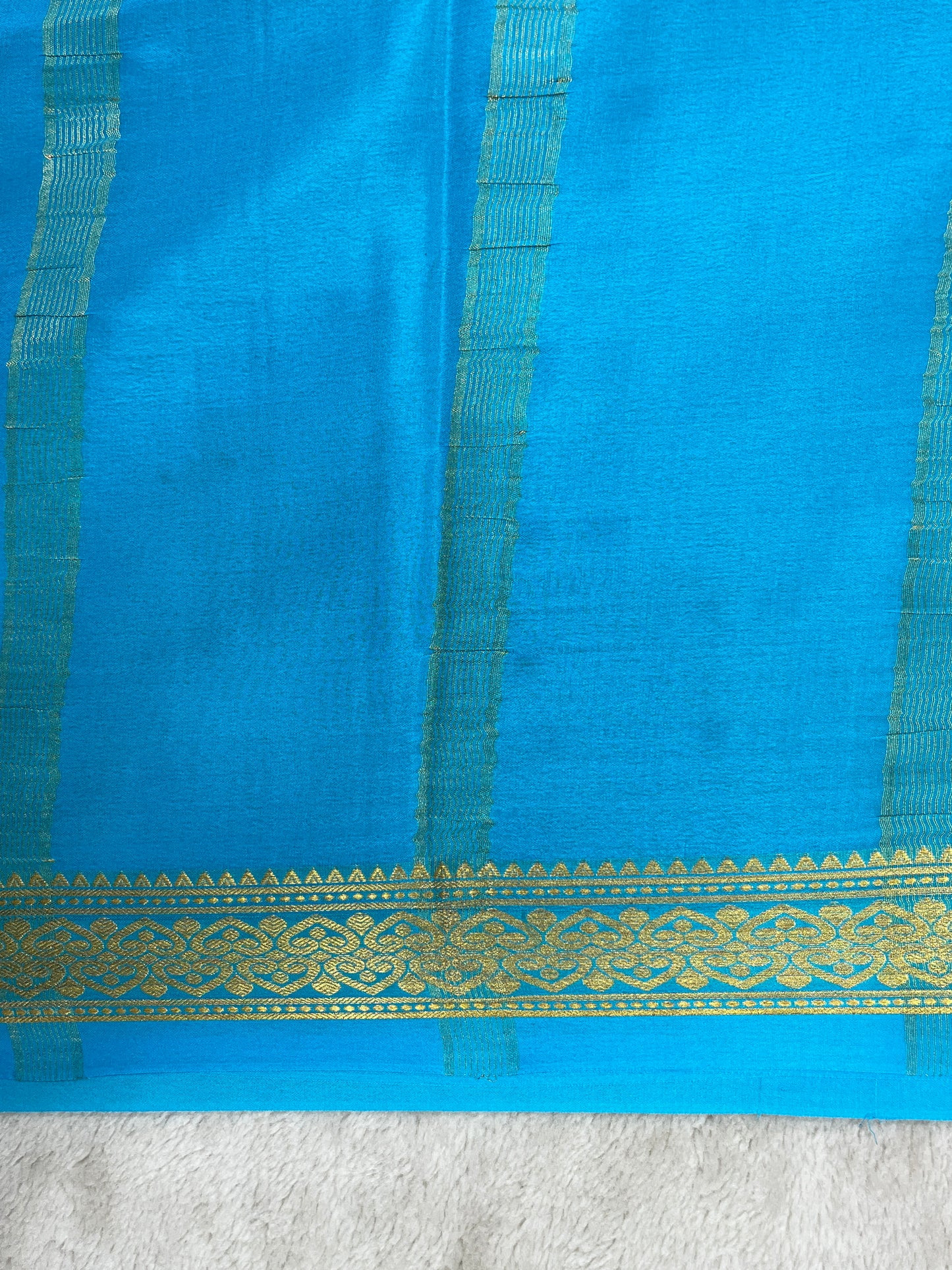 Pure crepe Mysore silk saree -1146006