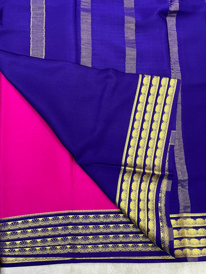 Pure Crepe Mysore silk saree - 16271501