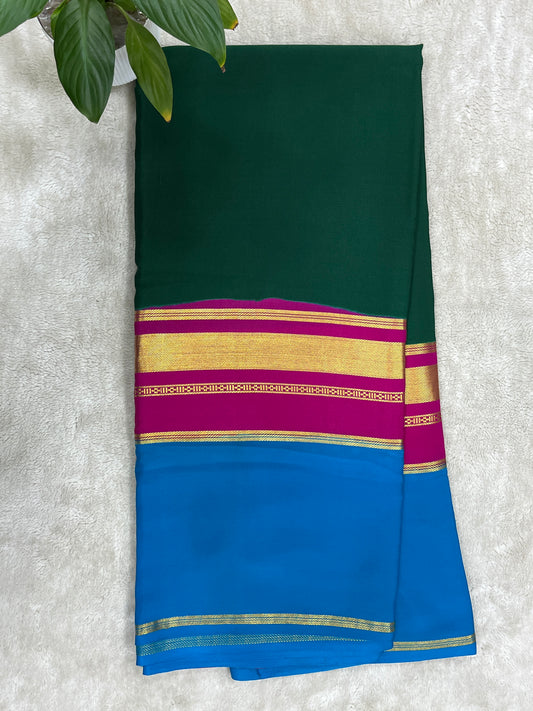 Pure crepe Mysore silk saree - 16271506
