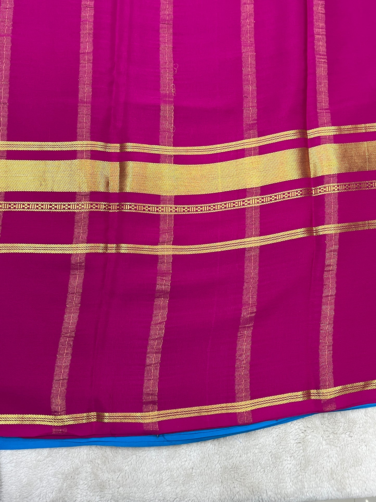 Pure crepe Mysore silk saree 16271506