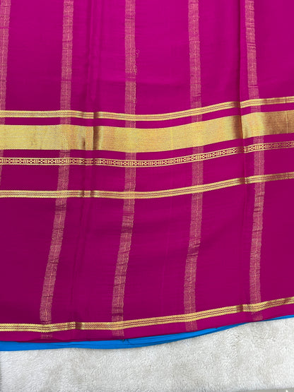 Pure crepe Mysore silk saree 16271506