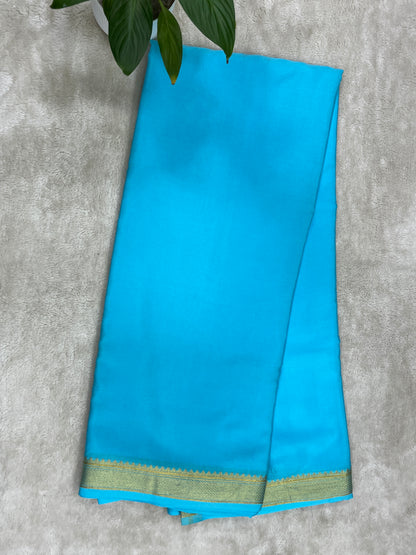 Pure crepe Mysore silk saree 16271502