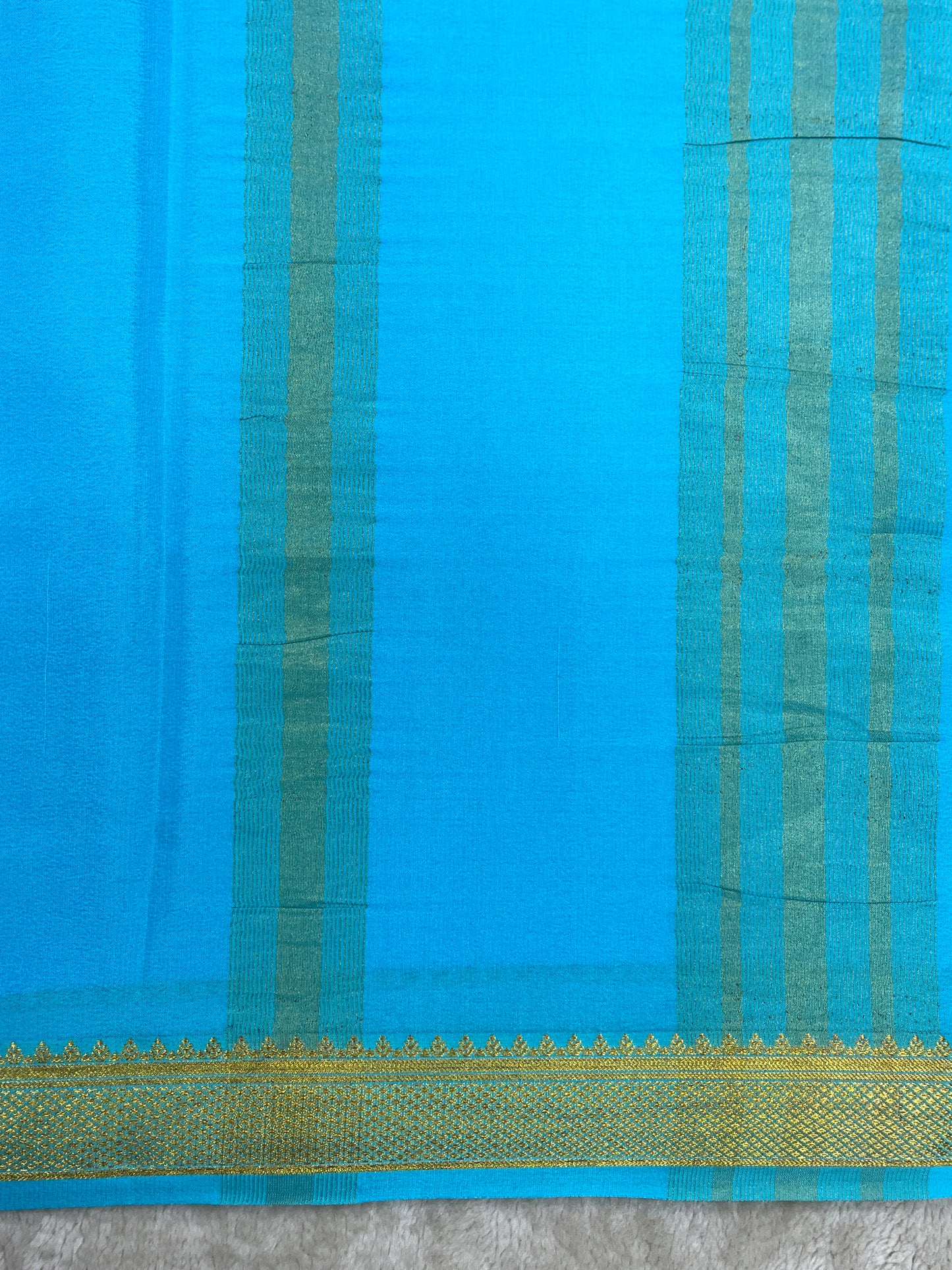 Pure crepe Mysore silk saree 16271502