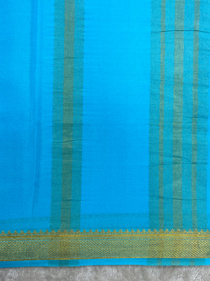 Pure crepe Mysore silk saree 16271502