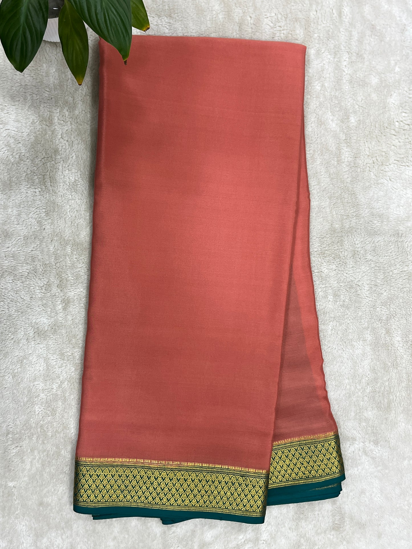 Pure crepe Mysore silk saree - 16271501