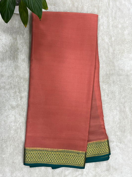 Pure crepe Mysore silk saree - 16271501