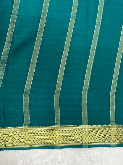 Pure crepe Mysore silk saree - 16271501