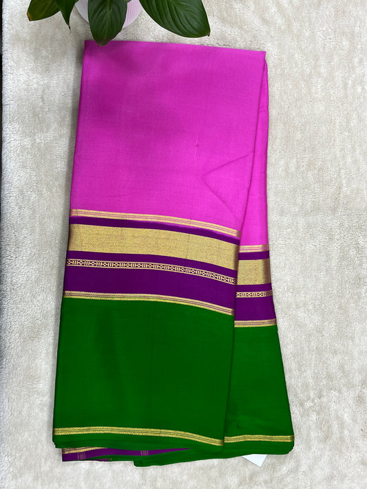 Pure crepe Mysore silk saree - 16271506