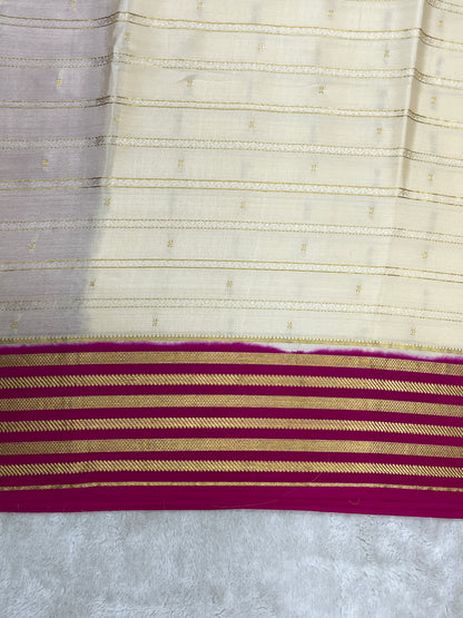 Pure crepe Mysore silk saree 16271504
