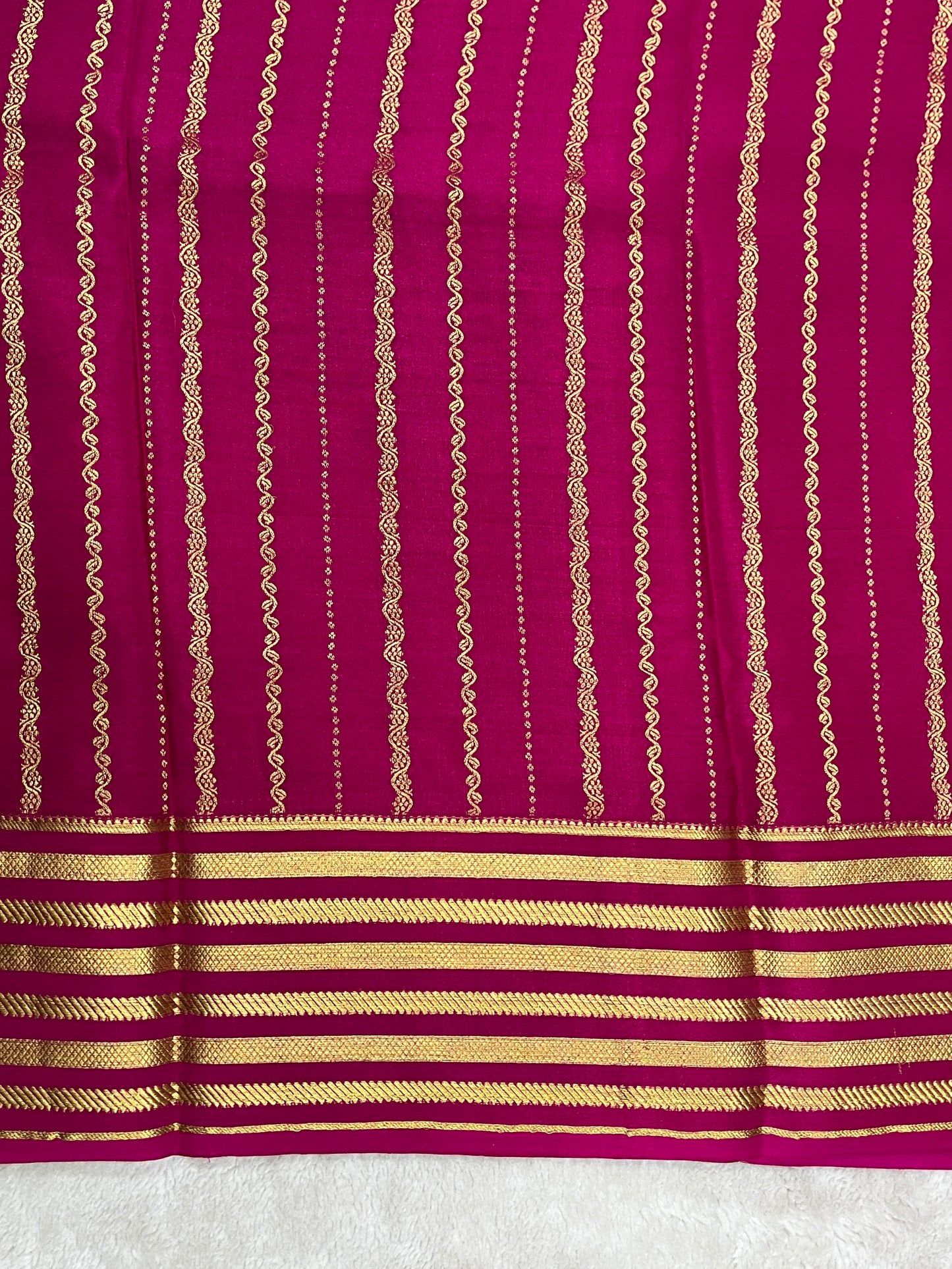 Pure crepe Mysore silk saree 16271504